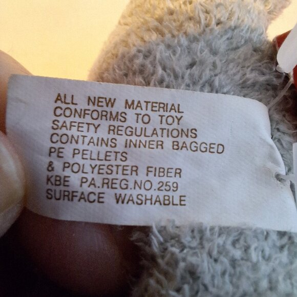 5" Russ Luv Pets Seal Waves Plush 5" Gray Sea Mini Beanbag Stuffed Animal w‎ Tag - Picture 7 of 8